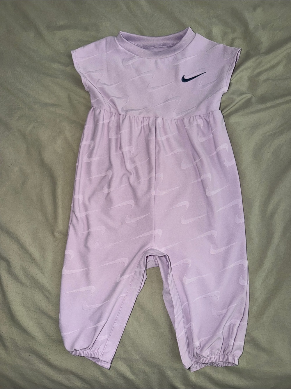 Nike Kids Light Lavender One-Piece Bodysuit